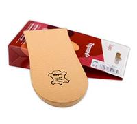 Kaps 1 x Alzatacco, Supporto Plantare per Tallone, Soletta Ortopedica, Differenti Pesi e Misure, Copertura in Pelle, Topmed Plus, 1 Pezzo (Altezza 5 mm / 0.2 inch - Misura M)