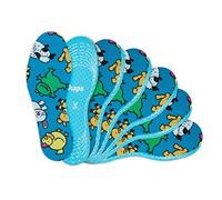 Kaps Confezione da 6 Paia di Suole per le Scarpe da Bambino, Suole Comode per Utilizzo Giornaliero, Suole per le Scarpe Misura Tagliabile per Bambini con Design e Colori Divertenti, Primavera