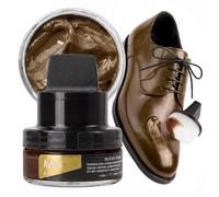 Kaps Crema per la Cura delle Scarpe con Spugna Applicatore, Cura Intensiva e Nutrimento per Pelle, Delicate, 70 Colori