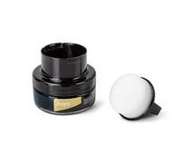 Kaps Crema per la Cura delle Scarpe con Spugna Applicatore, Cura Intensiva e Nutrimento per Pelle, Delicate, 70 Colori (117 - Blu Navy)