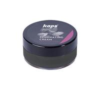 Crema Ristrutturante Riparatrice per Scarpe in Pelle Liscia e Borse, Copri Graffi e Screpolature, Kaps Renovating Cream, 10 colori (118 - nero)