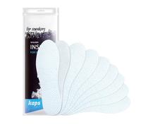 Kaps Fresh Sneakers Solette Antiodore e Assorbimento Umidità, Comode, Ideali per Scarpe da Ginnastica, Corsa Hiking | Set da 8 (44-47 EU Uomo)