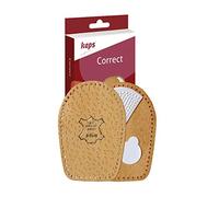 Kaps Inserti in Pelle Per Metatarso Valgo e Varo per Uomo e Donna - Solette Ortottiche per Tallone in Cuoio per Scarpe - Posizione Corretta del Piede (41-43 EUR)
