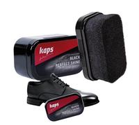 La Spugna per Lucidare Le. Calzature Dona Lucentezza Istantanea, per Scarpe in Pelle, Stivali e Borse, Kaps Perfect Shine, (Nero)