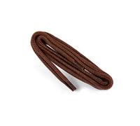 Kaps Lacci Cerati Spessi, Lacci in Cotone 100% Naturale con Finitura in Cera, Quattro lunghezze 60 cm - 120 cm, Made in Europe (120 cm - 47 pollici - 6 to 8 coppie di occhiell / 76 - Marrone)