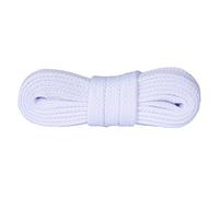Kaps Lacci per Scarpe da Ginnastica, Stringhe per Scarpe e Calzature Casual, Fatti in Europa, Diversi Colori e Misure (120 cm - 47 inch - da 7 a 9 paia di asole/Bianco)