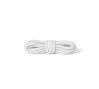 Kaps Lacci Spessi Rotondi, Diametro da 5-6 mm, Lacci in 100% Cotone per Scarpe e Calzature Casual, Fatti in Europa, 1 Paio (100 cm - 39 inch - da 5 a 7 paia di asole / 01 - Bianco)