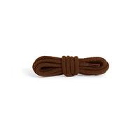 Kaps Lacci Spessi Rotondi, Diametro da 5-6 mm, Lacci in 100% Cotone per Scarpe e Calzature Casual, Fatti in Europa, 1 Paio (120 cm - 47 inch - da 6 a 8 paia di asole / 76 - Marrone)