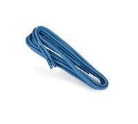 Kaps Lacci Tondi Cerati, Lacci in Cotone 100% naturale, Lacci Eleganti per Vestiti e Scarpe Casual, Made in Europe (75 cm - 29 pollici - 4 to 5 coppie di occhiell / 52 - Blu)