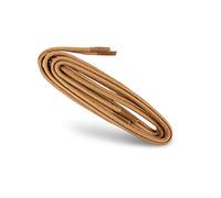 Kaps Lacci Tondi Cerati, Lacci in Cotone 100% naturale, Lacci Eleganti per Vestiti e Scarpe Casual, Made in Europe (75 cm - 29 pollici - 4 to 5 coppie di occhiell / 10 - Beige)