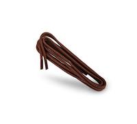 Kaps Lacci Tondi Cerati, Lacci in Cotone 100% naturale, Lacci Eleganti per Vestiti e Scarpe Casual, Made in Europe (90 cm - 36 pollici - 5 to 6 coppie di occhiell / 76 - Marrone)