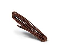 Kaps Lacci Tondi Cerati, Lacci per Scarpe Rotondi 100% in Cotone di Qualità, Diametro 2 mm, per Calzature Casual e Alla Moda, made in Europe, 1 Paio(120cm-47inch - 6-8 paia di occhielli/76 - Marrone)