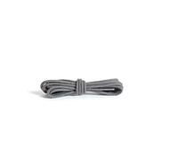 Kaps Round Thin Laces, lacci in cotone 100% di alta qualità 2mm per calzature casual e fashion,1 paio, molti colori e lunghezze (90 cm - 36 pollice - 5 to 6 paia di occhielli / 84 - grigio scuro)