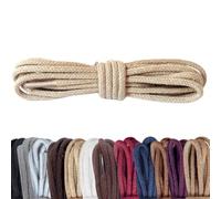 Kaps Round Thin Laces, lacci in cotone 100% di alta qualità 2mm per calzature casual e fashion, made in Europe, 1 paio, molti colori e lunghezze