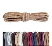 Kaps Round Thin Laces, lacci in cotone 100% di alta qualità 2mm per calzature casual e fashion, made in Europe, 1 paio, molti colori e lunghezze