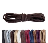 Kaps Round Thin Laces, lacci in cotone 100% di alta qualità 2mm per calzature casual e fashion, made in Europe, 1 paio, molti colori e lunghezze