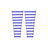 Kaps Set di Lacci Senza Nodo in Silicone per Scarpe, Lacci per Scarpe in Diversi Colori, Set da 20 Lacci per Scarpe Sneakers e Trainers per Bambini e Adulti, Viola
