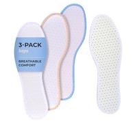 Kaps Soft Cool Suole Ammortizzanti per Uomo e Donna - Solette in Schiuma di Lattice Perforata per Calzature Comfort Anti-fatica Freschezza per Piedi Piatti Prevenzione Vesciche - 41 EUR