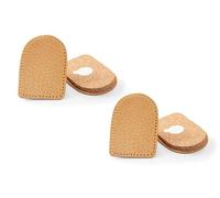 Kaps Solette in Sughero e Pelle (2 pezzi) - Confezione Doppia di Solette Autoadesive con Assorbimento Urti, Sollievo da Tendinite e Comfort, Conciatura Vegetale - Uso Quotidiano Per Donna