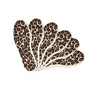 Kaps Solette per Scarpe Leopardate Confezione da 6 Paia per Donna, Comodi Inserti per Scarpe per l'Uso Quotidiano, Solette per Scarpe da Donna con Elegante Design Leopardato, (38 EUR)
