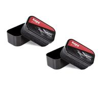 Kaps Spugna Lucidante per Scarpe Perfect Shine (Confezione da 2) - Spugna Lucidante per Scarpe Nere - Lucentezza Immediata su Calzature in Pelle e Sintetiche - Facile da Usare, Durevole e Portatile