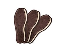 Kaps Suole in Lana di Montone Invernali per Scarpe e Stivali, Solette Sostitutive per Uomo e Donna, Suole Interno Pelle di Montone, 3 Paia di Inserti per Scarpe Invernali, (41 EUR / 7 UK Men)