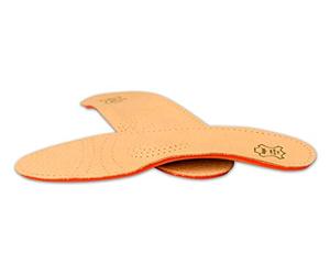Kaps Suole Ortopediche Solette per Scarpe con Supporto agli Archi del Piede Fatte inVera Pelle e Memory Foam, Pecari Relax Assorbimento Urti, Tutte le Taglie (44 EUR)