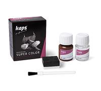 Kaps Tinta Super Color + Preparatore (25 ml ognuno), Colorante Professionale per Pelle Naturale, Tela, Ecopelle, Nutre e Ripara le Scarpe in Pelle (169 - Pelle Invecchiata)