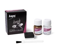 Kaps Tinta Super Color + Preparatore (25 ml ognuno), Colorante Professionale per Pelle Naturale, Tela, Ecopelle, Nutre e Ripara le Scarpe in Pelle (152 - Nevada)