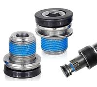 KAPSING Bulloni della pedivella per Bicicletta da 2 Pezzi con Anello di Tenuta, bulloni del Movimento Centrale M15 con frenafiletti compatibili con Bici elettrica Bosch