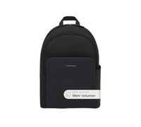 Kapten & Son Aalborg New All Black 18 L | Zaino da donna e uomo nero | bagaglio a mano con scomparto per laptop da 15" | zaino ideale per università, lavoro, viaggi