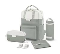 Kapten & Son Set zaino Bergen changing 4 pz. scomparto per laptop verde