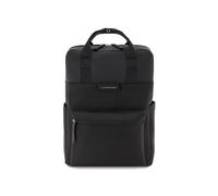 Kapten & Son Zaino Bergen All Black 11 L | Donna & Uomo | Zaino pc minimalista & funzionale | Per università, scuola, lavoro, viaggio, aereo | Vegano & impermeabile, porta PC da 13"