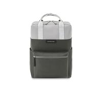 Kapten & Son Zaino Bergen Grey Black 11 L | Donna & Uomo | Zaino pc minimalista & funzionale | Per università, scuola, lavoro, viaggio, aereo | Vegano & impermeabile, porta PC da 13"