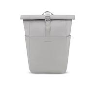 Kapten & Son Zaino Lund Basic 14 - 16,5 L | Rolltop Donna & Uomo | Bagaglio a mano con scomparto per laptop da 14" | Vegano e impermeabile, greige, 14-16,5 L