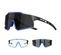 KAPVOE Fotocromatici Occhiali Da Ciclismo Con TR90 Occhiali Da Sole Sportivi Donne Uomini Che Corrono Chiaro Mtb Bicicletta Accessori Chiaro Nero 06
