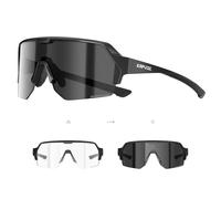 KAPVOE Occhiali Ciclismo Fotocromatici con Protezione UV400 Occhiali da Sole Sportivi Uomo Donna per Mountain Biking Running MTB K360