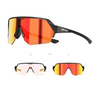 KAPVOE Occhiali Ciclismo Fotocromatici con Protezione UV400 Occhiali da Sole Sportivi Uomo Donna per Mountain Biking Running MTB