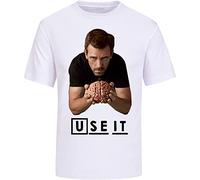 KAQlMAO Dr House MD Men T-Shirt Cotton Crewneck Short Sleeve Shirts Unisex Tee White M