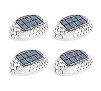 KAQNTUD 4Pcs Luce Solare Lampade Da Parete Esterna Percorsi Giardino Luci Decorative Balcone Giardino Decorazione Solare Recinto Luci
