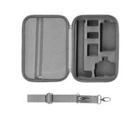 KAQNTUD Borsa a tracolla portatile per Action 5, professionale, antiurto, organizer con tracolla regolabile, grigio