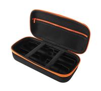 KAQNTUD Borsa portatile adatta per sistemi di microfoni doppi senza fili per conservare le batterie, borsa da viaggio con doppio microfono portatile