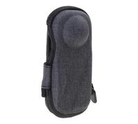 KAQNTUD Borsa protettiva per fotocamera 360, custodia da viaggio con custodia per facile trasporto antiurto interno, Grigio scuro