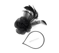 KAQNTUD Fermaglio per capelli con piume, per viaggi, leggero, adatto per gare, balli, servizi fotografici, uso quotidiano