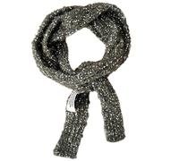 KAQNTUD Moda Knit Neckwear Per Le Donne Dimensioni Regolabili Foto Puntelli Piccolo Dettaglio Sciarpa Multicolore Sciarpa Lunga Per Capo Wrap, Nero verde, Taglia unica