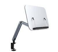 KAQNTUD MultiAngle - Supporto da braccio girevole per laptop, supporto ergonomico da lettura con clip per tablet e notebook con clip solida