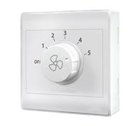 KAQNTUD Regolatore di velocità della ventola a 5 marce regolabile Tipo 86 Superfici Montaggio Soffitto Scarico Domestico Parete Commutazione Selettore ventola a cinque velocità