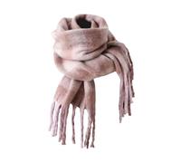 KAQNTUD Sciarpa calda ispessita Buone Sciarpe Lussuoso Lattice Fazzoletto da collo per uomini e donne con nappe Dettaglio Nappe Moda Avvolgere, griglia bianca grigia, Taglia unica