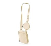 KAQNTUD Versatile borsa a tracolla per cellulare Pratiche tasche con cerniera Spallacci regolabili Adatto per uomini e donne. Borse a tracolla in nylon per le donne, cachi