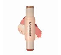 Kara Beauty - Blush N' Beam Highlighter & Blush Stick - 5 Colors Pink Beam + Fuschia Pop - 14g